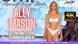 Stunning 4K Slow Motion Runway Walk - Ally Mason - JMP the Label - Miami Swimweek 2022