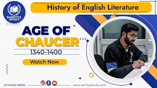 Age of Chaucer : History of English Literature & Major Writers in Hindi || Age of Chaucer in Hindi