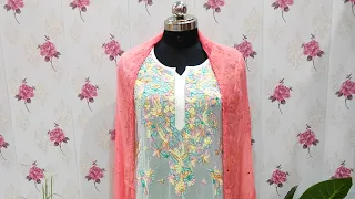 Premium Mukesh kurti & dupatta contact:- 9198951577 #chikankari #fashion #lucknowi #dress #boutique