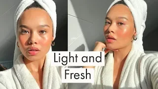 LIGHT AND FRESH - Makeup look (for when you're in a rush)