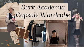 Dark Academia capsule wardrobe essentials *15 must have items for an aesthetic closet* 🤎