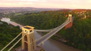 Clifton Suspension Bridge at dawn