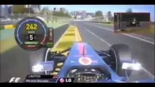 Formel 1 2013 - Melbourne GP - Jenson Button onboard