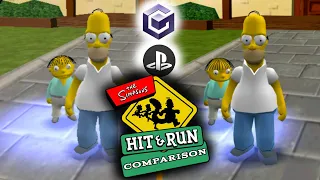 The Simpsons Hit & Run Comparison GameCube vs PS2