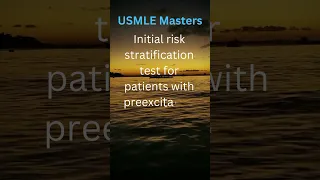 Initial risk stratification test for patients with preexcitation on ECG