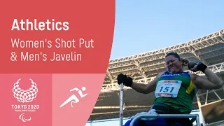 Athletics Shot Put & Javelin | Day 3 | Tokyo 2020 Paralympic Games