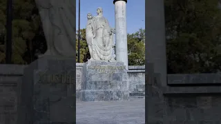 Monument to heroes in Bosque de Chapultepec CDMX Mexico June 2021