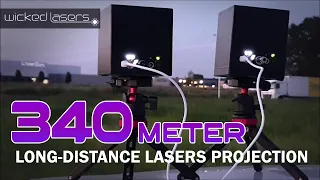 340 Meter Long-Distance Projection - Wicked Lasers LaserCube