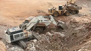 Liebherr 984 Excavator And Caterpillar 992G Loading Cat Dumpers - Sotiriadis/Labrianidis Mining