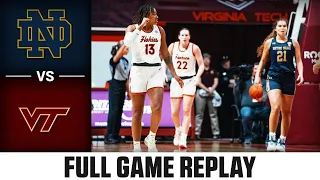 Notre Dame vs. Virginia Tech Full Game Replay | 2022-23 ACC Women’s Basketball