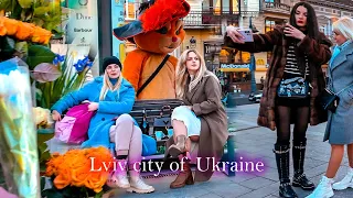 Spring Walk in Lviv: Women's Day [4k Virtual Walk] 2024