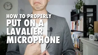 How to Properly Put On a Lavalier Microphone