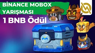 Binance Mobox Yarışması - 1 BNB Ödül | Mobox Avatar NFT Binance’de Bitiyor !
