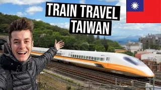 Taiwan's INCREDIBLE Bullet Train! (Taipei to Kaohsiung 🇹🇼)