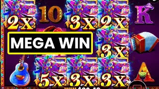 MEGA WIN On Hot Fiesta | Pragmatic Slot ($0.75 bet)