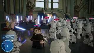 Executing Order 66 with a clone army in LEGO Star Wars: Skywalker Saga