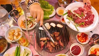 SECRET KOREAN STREET FOOD tour of SEOUL'S HIDDEN food alleys | Korean BBQ town, Tteokbokki town...