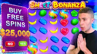 DOING A $25,000 SWEET BONANZA BONUS BUY WITH @WatchGamesTV