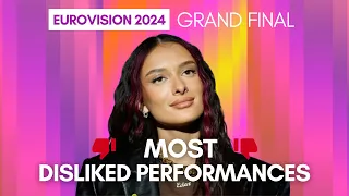 Eurovision 2024: MOST DISLIKED PERFORMANCES - Grand Final (Top 25)