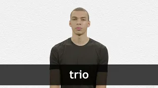 How to pronounce TRIO in American English