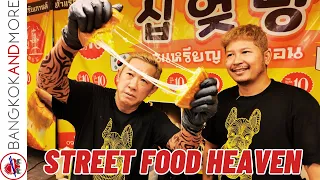 Awesome Thai STREET FOOD Temple Festival - Amazing THAILAND