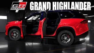 2024 Toyota GRAND Highlander GR SPORT - The Most Powerful 3 ROW Mid-Size SUV