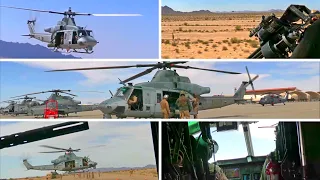 US Marines Showoff Insane Aerial Skills Using UH-1Y Venom Helicopters!