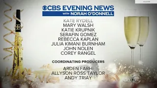 "CBS Evening News" Full Credits Jan. 1, 2020