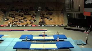 SOTOMURA Tetsuya (JPN) - 2015 Trampoline Worlds - Qualification TR Routine 2