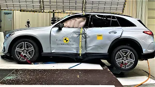 CRASH Test New Mercedes GLC 2023 - EuroNcap ⭐️⭐️⭐️⭐️⭐️ & SAFETY Systems by Supergimm