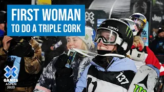 First Triple Cork by a Female Skier: Megan Oldham | X Games Aspen 2023