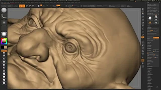 Zbrush Sculpting a Goblin #Zbrush