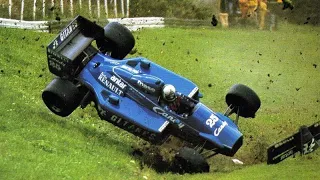 De Cesaris "Having A Small Accident" | Austrian Grand Prix 1985