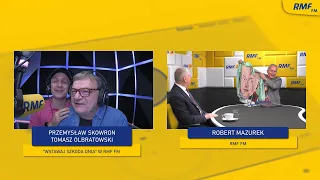 Robert Mazurek zaskoczony podczas programu na żywo! Urodzinowy prezent od koleżanek i kolegów z RMF