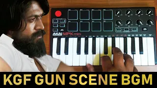 KGF GUN SCENE BGM  | Cover By Raj Bharath | #Yash #Ravibasur |