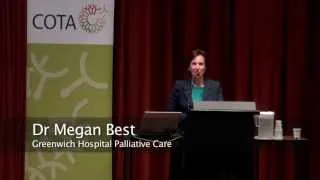 COTA NSW Parliamentary Forum: Let's talk about dying - Dr Megan Best