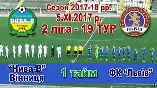 СФК "Нива-В" - ФК "Львів". 1-ий тайм