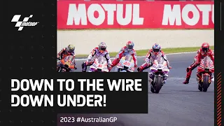 Incredible showdown in the MotoGP™ Last Lap ⚔️ | 2023 #AustralianGP