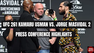 Kamaru Usman vs. Jorge Masvidal 2 press conference highlights