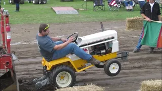 10/9/2021 -- BERWICK RIVERFEST GARDEN TRACTOR PULLS / ROUND 2/  YOUTH , FACTORY ,20  ,25, MAX  & NQS