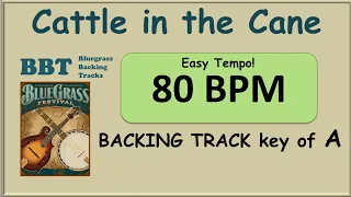 Cattle in the Cane 80 bpm bluegrass backing track