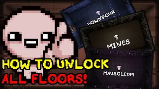 How to Unlock Every Single Floor In Binding of Isaac Repentance