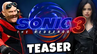 Sonic Movie 3 Teaser Trailer & Full Cast Announcement