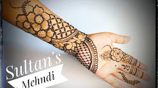 beautiful henna design for hand ll bridal mehndi design ll Sultana's Mehndi