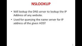 1. Basic Networking Commands-Computer Networks-Demo1- #ping, #netstat,#tracert, #nslookup