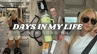 DAYS IN MY LIFE AS A NEW GRAD RN | prepare for my first work week, unbox nursing essentials, reset