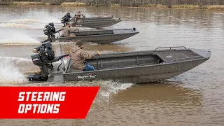 GatorTail Boats Steering Options | Tiller vs Center Console vs Stick Steer