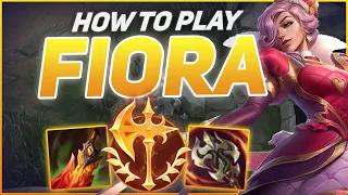 HOW TO PLAY FIORA SEASON 12 | BEST Build & Runes | Season 12 Fiora guide | League of Legends