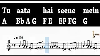 Kaun Tujhe-Easy Notes: Violin, Keyboard l Tu Aata Hai-M.S. Dhoni l Sushant Singh Rajput l Sibin S S