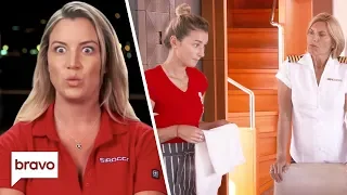 A Fight Breaks Out & Captain Sandy Has Problems With Anastasia | Below Deck Med Highlights (S4 Ep10)